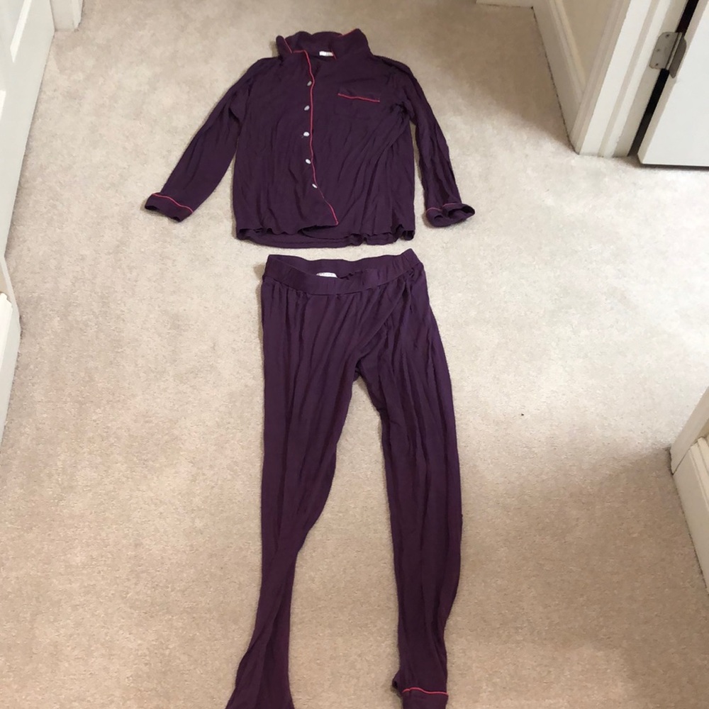 Purple and pink pajamas
